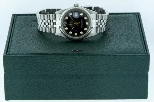 Discount Knockoff Rolex Datejust 16014 Caliber 3035 Automatic Movement 36mm Steel Case Mens/unisex Watch - Image 8