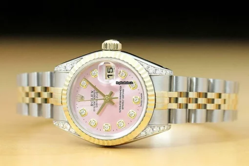 Awesome Fake Rolex Lady-datejust 69173 Caliber 2135 Automatic Movement 26mm Steel Case Womens Watch - Image 3