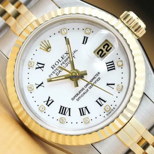 Awesome Replica Rolex Lady-datejust 69173 Caliber 2135 Automatic Movement 26mm Steel Case Womens Watch
