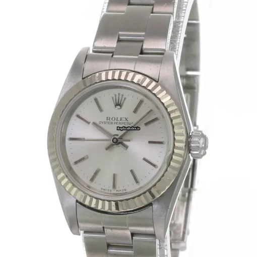 Ideal Replica Rolex Oyster Perpetual 76094 Caliber 2135 Automatic Movement 26mm Steel Case Womens Watch
