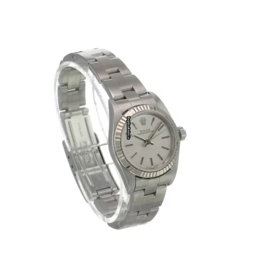 Ideal Replica Rolex Oyster Perpetual 76094 Caliber 2135 Automatic Movement 26mm Steel Case Womens Watch - Image 6