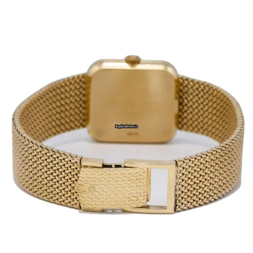 Beautiful Imitation Rolex Cellini 4335 Automatic Movement 23mm Yellow Gold Case Womens Watch - Image 2