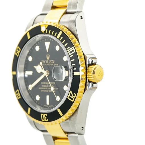 Fabulous Replica Rolex Submariner Date 16613 Automatic Movement 40mm Gold/steel Case Mens/unisex Watch - Image 3