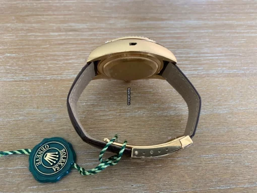 Durable Fake Rolex Sky-dweller 326138 Caliber 9001 Automatic Movement 42mm Yellow Gold Case Mens/unisex Watch - Image 11