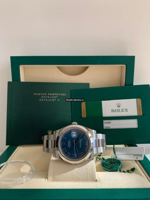 Fabulous Replica Rolex Datejust II 116300 Caliber 3136 Automatic Movement 41mm Steel Case Mens/unisex Watch - Image 11
