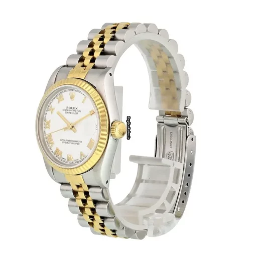 Fine Fake Rolex Lady-datejust 69173 Caliber 2135 Automatic Movement 26mm Steel Case Womens Watch - Image 3