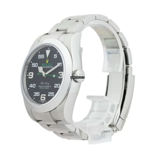 Inexpensive Fakes Rolex Air King 116900 Caliber 3131 Automatic Movement 40mm Steel Case Mens/unisex Watch - Image 2