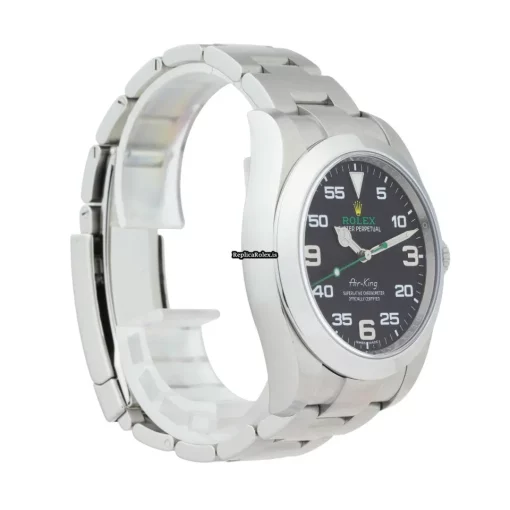 Inexpensive Fakes Rolex Air King 116900 Caliber 3131 Automatic Movement 40mm Steel Case Mens/unisex Watch - Image 6