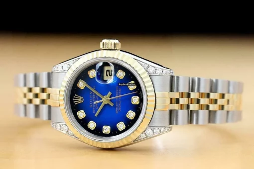 Stylish Fake Rolex Lady-datejust 69173 Caliber 2135 Automatic Movement 26mm Steel Case Womens Watch - Image 3