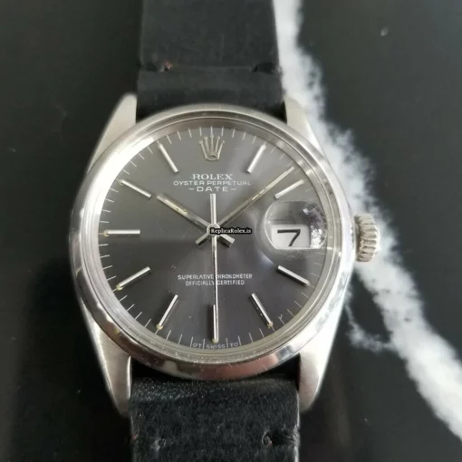 Ideal Copies Rolex Oyster Perpetual Date Caliber 1570 Automatic Movement 35mm Steel Case Mens/unisex Watch - Image 2