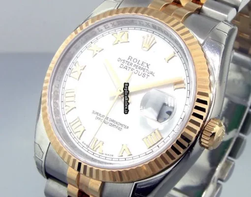 Neat Replica Rolex Datejust 116231 Automatic Movement 36mm Gold/steel Case Mens/unisex Watch - Image 2