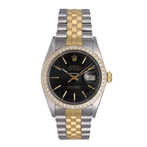 Excellent Fake Rolex Datejust 16013 Automatic Movement 36mm Gold/steel Case Mens/unisex Watch