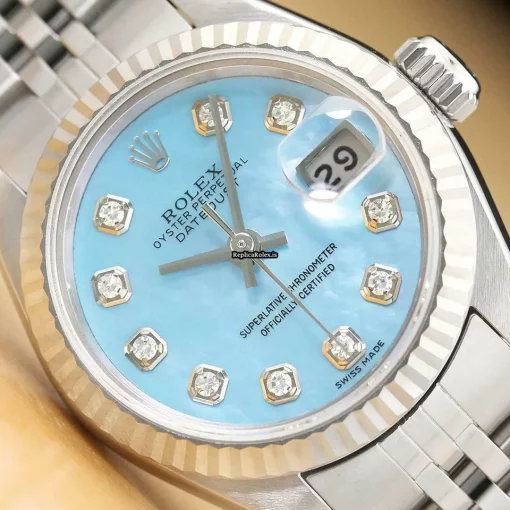 Fabulous Replicas Rolex Lady-datejust 69174 Caliber 2135 Automatic Movement 26mm Steel Case Womens Watch