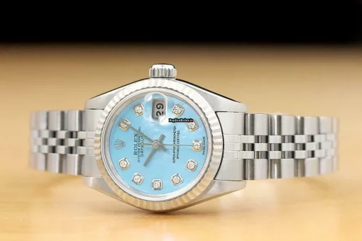 Fabulous Replicas Rolex Lady-datejust 69174 Caliber 2135 Automatic Movement 26mm Steel Case Womens Watch - Image 3