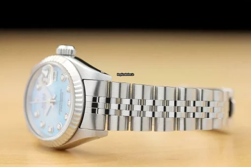 Fabulous Replicas Rolex Lady-datejust 69174 Caliber 2135 Automatic Movement 26mm Steel Case Womens Watch - Image 4
