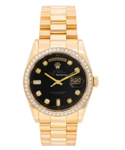 Excellent Replica Rolex Day-date 36 118348 Automatic Movement 36mm Yellow Gold Case Mens/unisex Watch