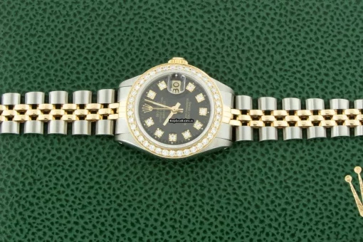 Cheap Knockoff Rolex Lady-datejust 69173 Caliber 2135 Automatic Movement 26mm Gold/steel Case Womens Watch - Image 4