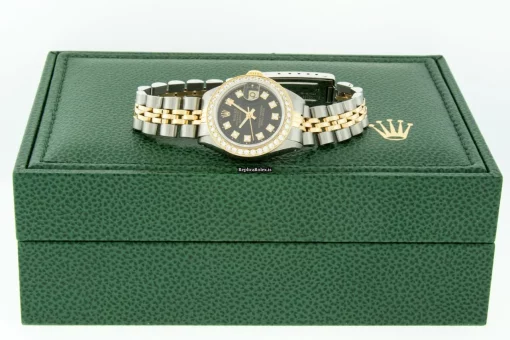 Cheap Knockoff Rolex Lady-datejust 69173 Caliber 2135 Automatic Movement 26mm Gold/steel Case Womens Watch - Image 8