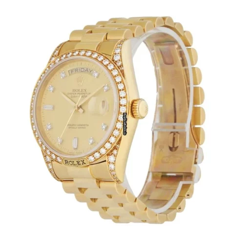 Fantastic Replica Rolex Day-date 18138 Automatic Movement 36mm Yellow Gold Case Mens/unisex Watch - Image 2