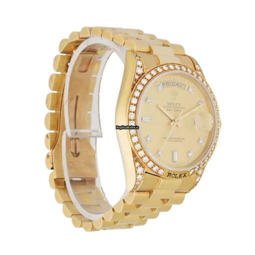 Fantastic Replica Rolex Day-date 18138 Automatic Movement 36mm Yellow Gold Case Mens/unisex Watch - Image 3
