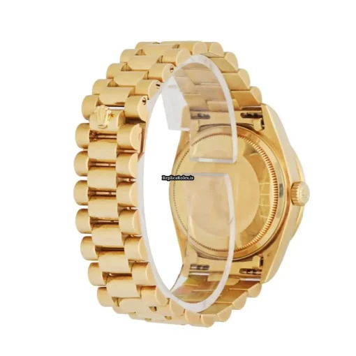 Fantastic Replica Rolex Day-date 18138 Automatic Movement 36mm Yellow Gold Case Mens/unisex Watch - Image 4