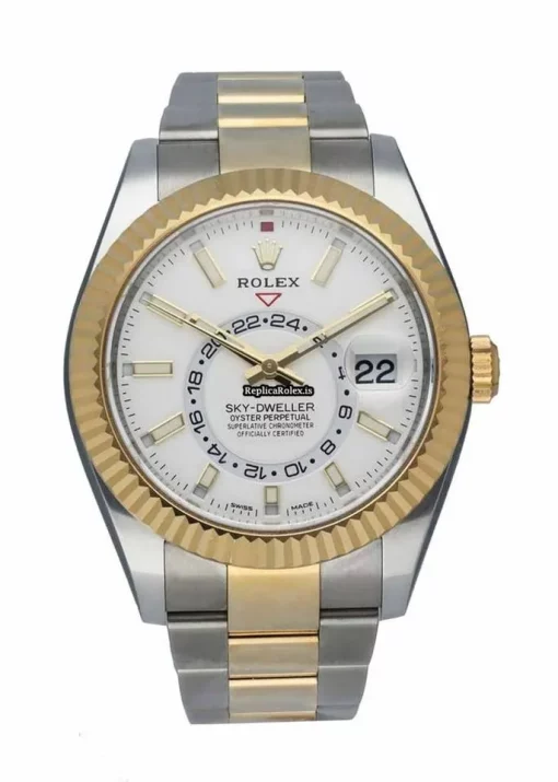 Superb Replica Rolex Sky-dweller 326933 Caliber 9001 Automatic Movement 42mm Steel Case Mens/unisex Watch