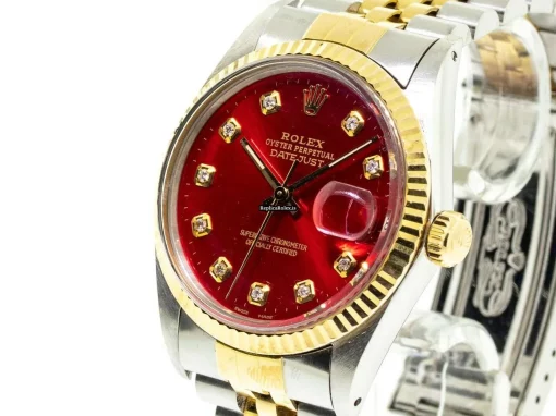 Exquisite Replica Rolex Datejust 16013 Automatic Movement 36mm Gold/steel Case Mens/unisex Watch - Image 2