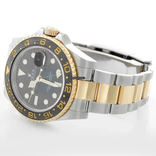 Wonderful Replica Rolex Gmt-master II 116713 Automatic Movement 40mm Gold/steel Case Mens/unisex Watch - Image 2