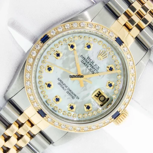 Top Imitation Rolex Datejust 16013 Caliber 3035 Automatic Movement 36mm Gold/steel Case Mens/unisex Watch