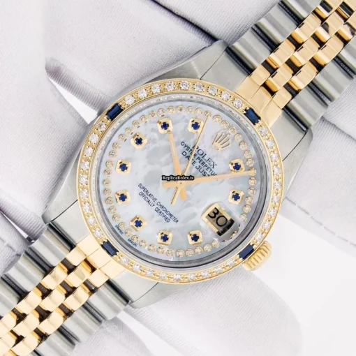 Top Imitation Rolex Datejust 16013 Caliber 3035 Automatic Movement 36mm Gold/steel Case Mens/unisex Watch - Image 2