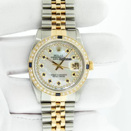 Top Imitation Rolex Datejust 16013 Caliber 3035 Automatic Movement 36mm Gold/steel Case Mens/unisex Watch - Image 3