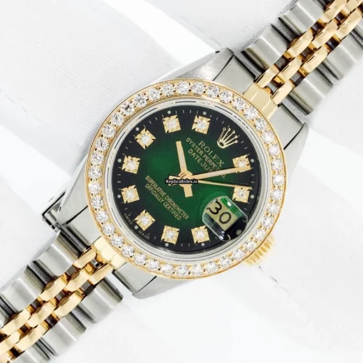 Epic Fakes Rolex Lady-datejust 6917 Caliber 2030 Automatic Movement 26mm Gold/steel Case Womens Watch - Image 2