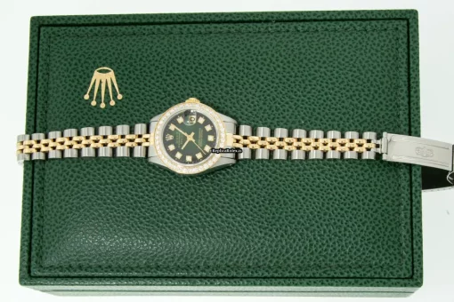 Epic Fakes Rolex Lady-datejust 6917 Caliber 2030 Automatic Movement 26mm Gold/steel Case Womens Watch - Image 3