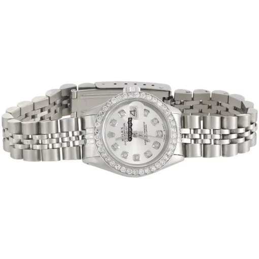 Fantastic Replica Rolex Lady-datejust 69174 Caliber 2135 Automatic Movement 26mm Steel Case Womens Watch - Image 3
