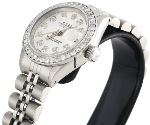 Fantastic Replica Rolex Lady-datejust 69174 Caliber 2135 Automatic Movement 26mm Steel Case Womens Watch - Image 5