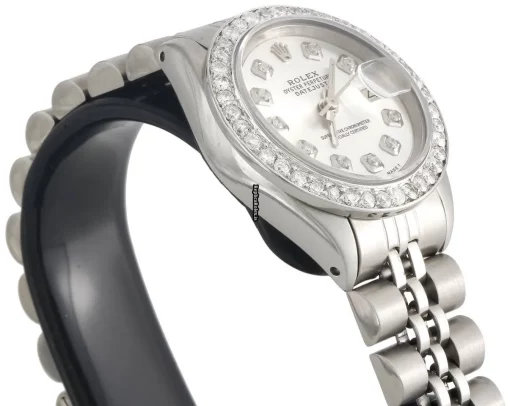Fantastic Replica Rolex Lady-datejust 69174 Caliber 2135 Automatic Movement 26mm Steel Case Womens Watch - Image 7