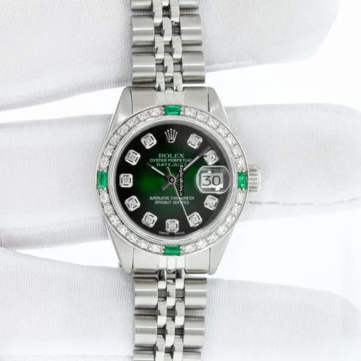 Great Replica Rolex Lady-datejust 69174 Caliber 2135 Automatic Movement 26mm Steel Case Womens Watch - Image 3
