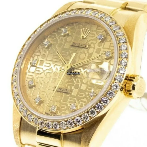 Excellent Fake Rolex Lady-datejust 68278 Automatic Movement 31mm Yellow Gold Case Mens/unisex Watch