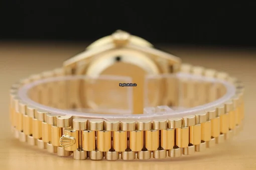 Swiss Fakes Rolex Lady-datejust 69178 Caliber 2135 Automatic Movement 26mm Yellow Gold Case Womens Watch - Image 7