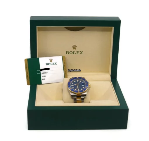 Cheap Replica Rolex Submariner Date 116613lb Caliber 3135 Automatic Movement 40mm Gold/steel Case Mens/unisex Watch - Image 4