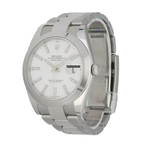 Cool Fake Rolex Datejust 126300 Automatic Movement 41mm Steel Case Mens/unisex Watch - Image 2