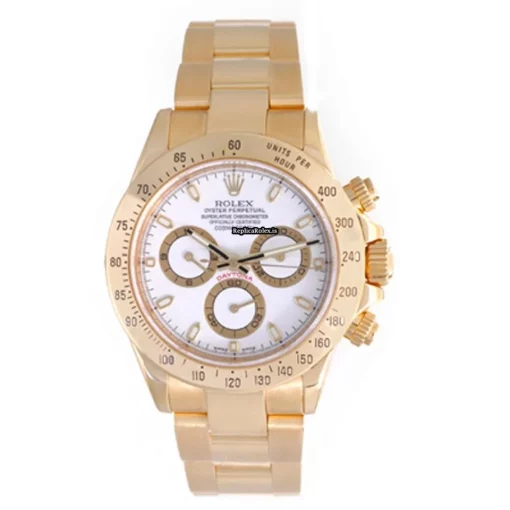 Awesome Replicas Rolex Daytona 116528 Automatic Movement 40mm Yellow Gold Case Mens/unisex Watch