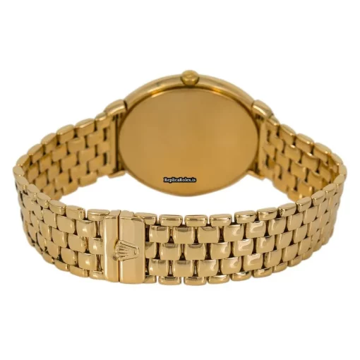 Amazing Replica Rolex Cellini Aug-21 Quartz Movement 37mm Yellow Gold Case Mens/unisex Watch - Image 2