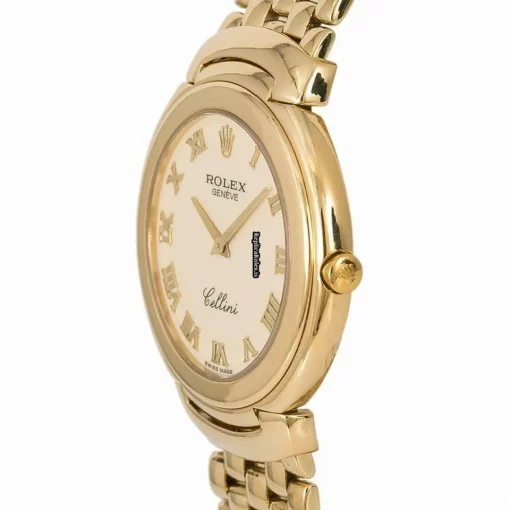 Amazing Replica Rolex Cellini Aug-21 Quartz Movement 37mm Yellow Gold Case Mens/unisex Watch - Image 3