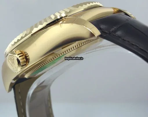 Offering Fake Rolex Sky-dweller 326138 Automatic Movement 42mm Yellow Gold Case Mens/unisex Watch - Image 4