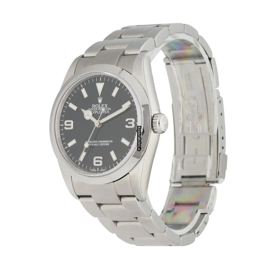 Fine Replica Rolex Explorer 114270 Caliber 3130 Automatic Movement 36mm Steel Case Mens/unisex Watch - Image 2