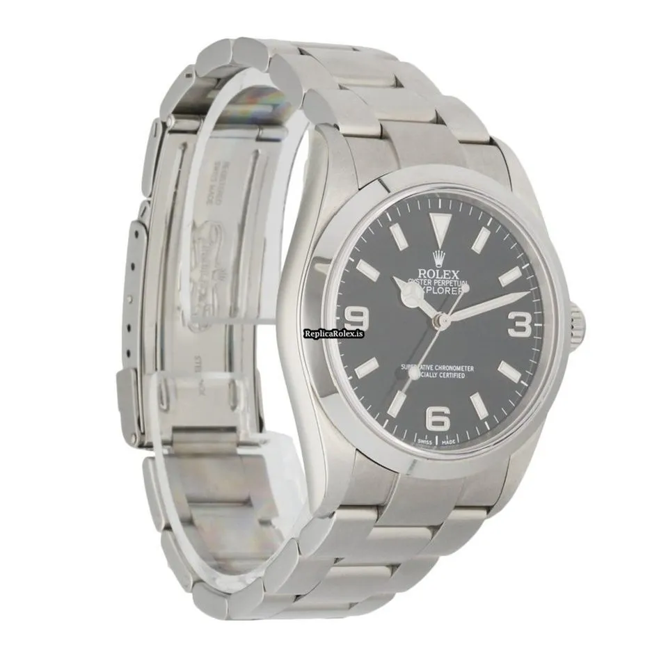 Fine Replica Rolex Explorer 114270 Caliber 3130 Automatic Movement 36mm Steel Case Mens/unisex Watch - Image 3