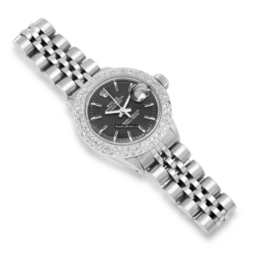 Incredible Replica Rolex Oyster Perpetual Lady Date 69240 Caliber 2135 Automatic Movement 26mm Steel Case Womens Watch