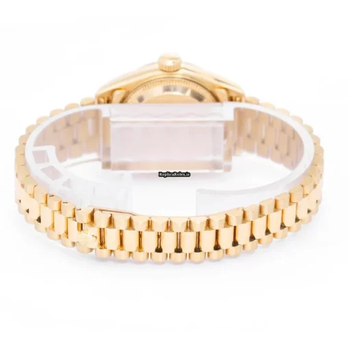 Cool Fakes Rolex Lady-datejust 69178 Automatic Movement 26mm Yellow Gold Case Womens Watch - Image 3