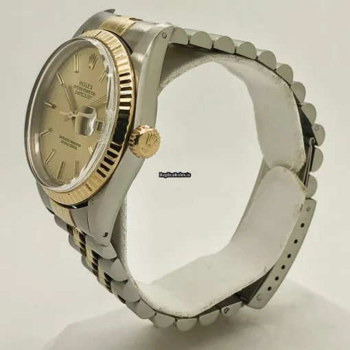 Amazing Clone Rolex Datejust 16013 Caliber 3035 Automatic Movement 36mm Gold/steel Case Mens/unisex Watch - Image 2